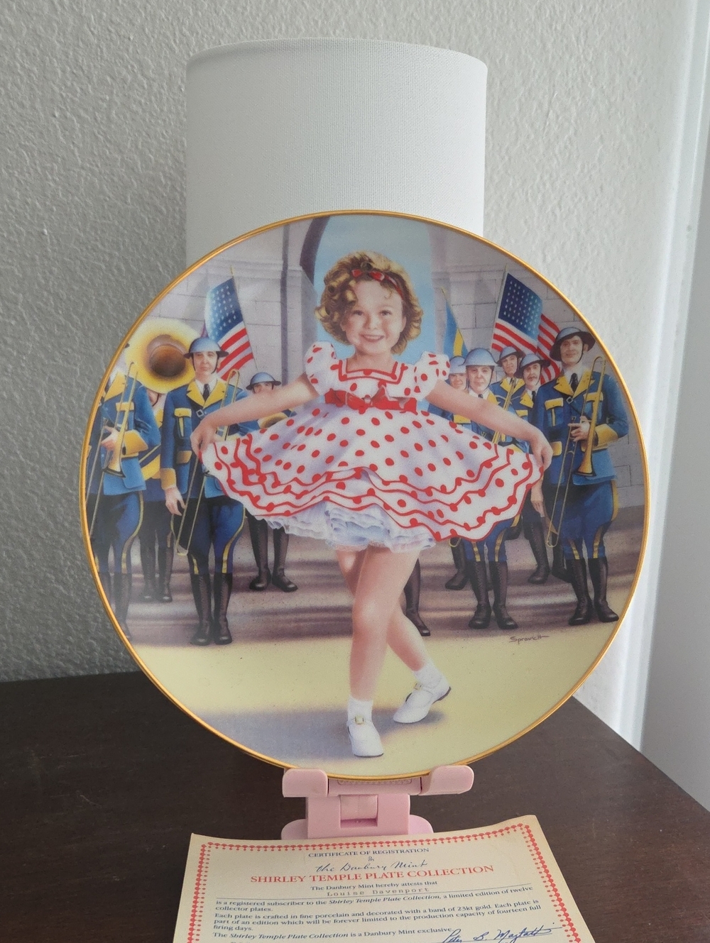 Collectible Decorative Plate "Stand Up And Cheer"